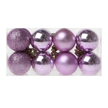 

Christmas Baubles Christmas Planet 6721 4 cm (16 uds) Purple