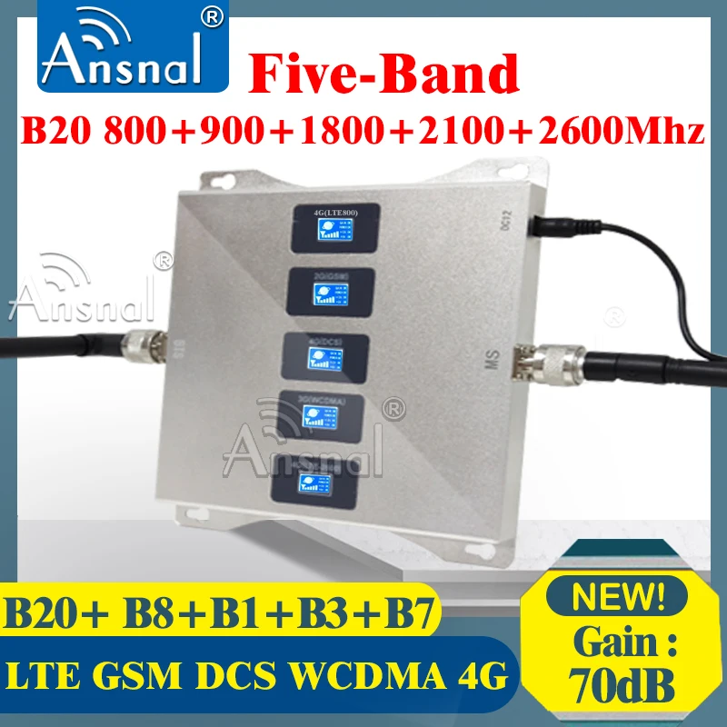 B20 800 900 1800 2100 2600Mhz Five-Band Cellular