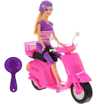 

Doll with scooter