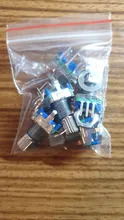 360-Degree Switch Rotary-Encoder Push-Button 5pin-Handle 20-Position Built-In 5pcs/Lot