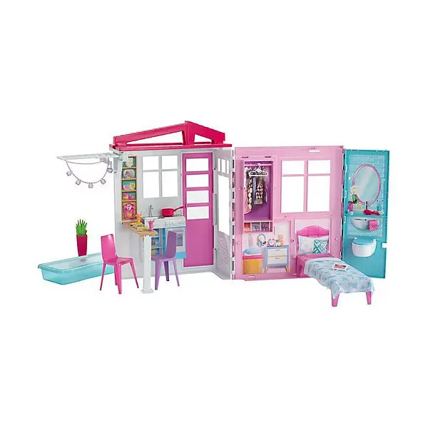 Раскладной домик Barbie с аксессуарами