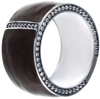 

Jay VI ring with enamel and cubic zirconia