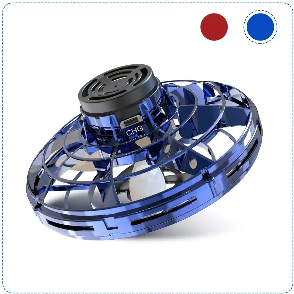 

Flynova Athletic Game Toy Antistress Hand Mini Flying Gyro Rotator Drone UFO Led Fidget Finger Spinner Route Rotary Child Gift
