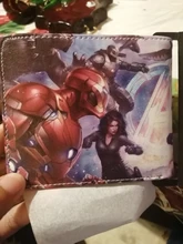 Disney Marvel Anime cartera vengadores hombre araña Hombre de Hierro corto billetera de chicos regalos para niños regalo de cumpleaños regalos de navidad