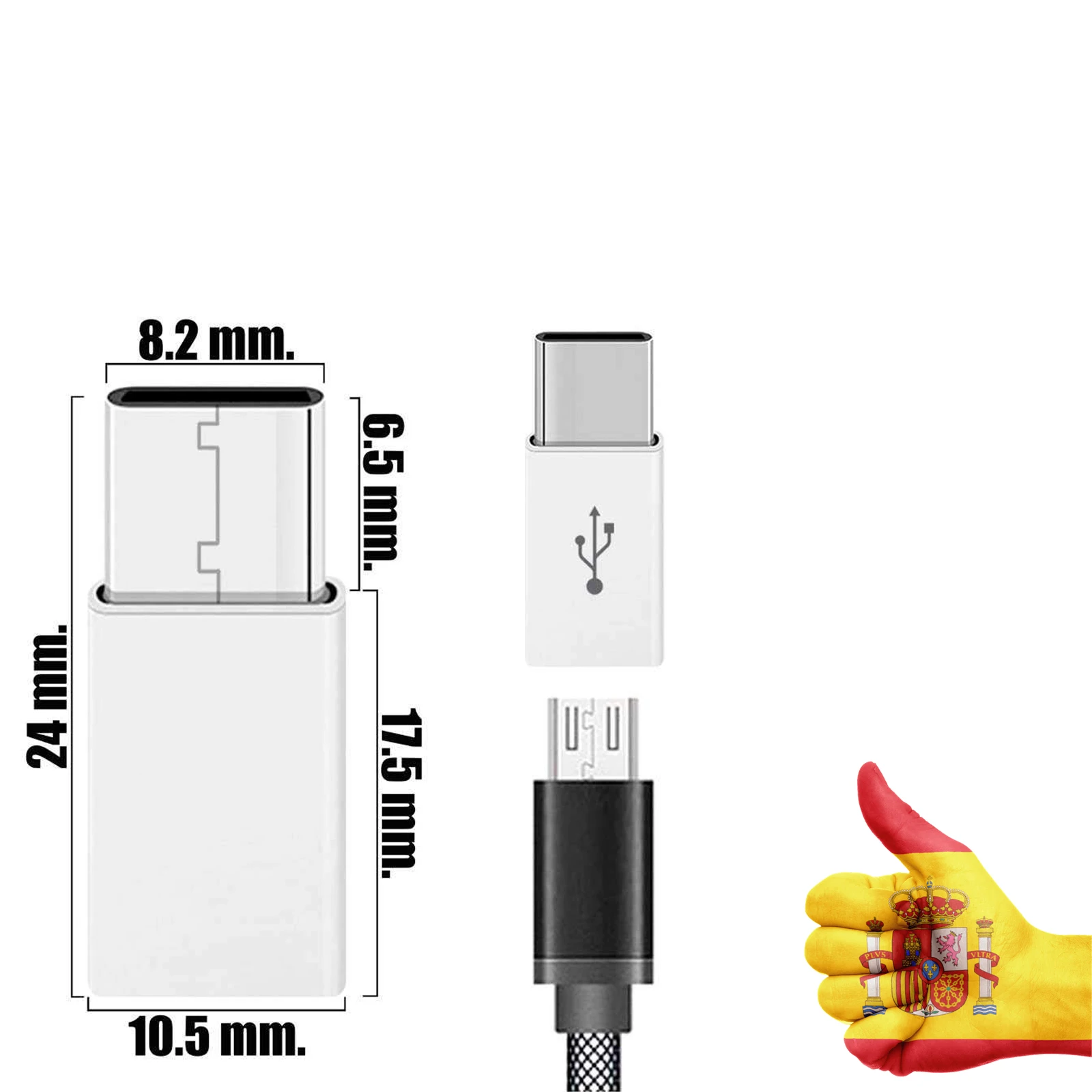 USB адаптер типа C штекер для Micro female USB поддержка USB type C OTG для Xiao Mi 4C/LeTV/H uawei/H T C/OnePlus LG планшет