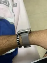 Correa Milanesa para Apple Watch, banda de 44mm y 40mm para iWatch de 38mm y 42mm, accesorios para Apple watch serie 3 4 5 6 se