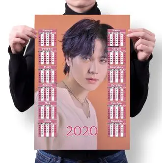 Calendar Wall for 2020 GOT7 № 58 A1 | Канцтовары для офиса и дома