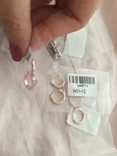 Pendientes de plata de ley 925 con circón azul y rosa brillante para mujer, joyería de aniversario para el Día de San Valentín