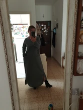 Sweatshirt Dress Long-Sleeve Winter Button-Basic Vestidos Celmia Women Casual 5xl-7 Pullovers