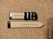 REMZEIM-Correa de reloj de cuero genuino, correa de reloj de liberación rápida de 18mm, 20mm y 22mm, correa de reloj con hebilla sólida