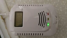 Detector de Gas 2 en 1, alarma de Gas Natural, propano, CO, con Sensor de fugas, con promoción de voz y pantalla LED