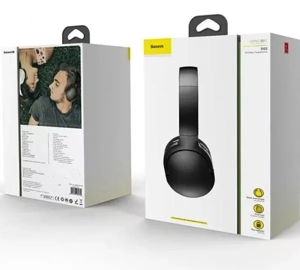 Беспроводные Bluetooth наушники BASEUS D02 ENCOK(ЧЕРНЫЙ