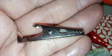 Alligator Clip Battery-Tester Probe Crocodile-Clip Electrical-Clamp-Testing Metal Plastic