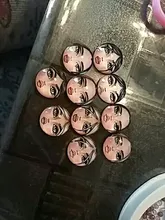 Matryoshka rusa, 10 Uds., mezcla de 12mm/18mm/20mm/25mm, cabujones redondos de cristal para hacer fotos