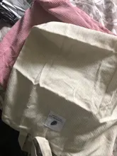 MABULA-Bolso de compras de pana plegable, informal, ecológico, de alta calidad, bolso reutilizable para las compras, ligero