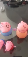 Figuras de acción de Peppa pig, George, familia de conejillos de indias, papá, mamá, Anime Original, juguetes para niños, regalo de Navidad