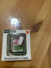 Para carcasa de reloj Apple 44mm 40mm iWatch 42mm 38mm parachoques de templado de vidrio de 44 42 38 42mm reloj de apple 4 4 5 SE 6