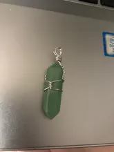 Mezcla de piedra de cristal, malaquita Ópalo, lapislázuli, howlita, piedra verde, ónix, rosa, cuarzo, cornalina, facetada, colgante, 1 Uds.