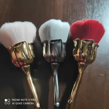 LAIKOU-cepillo de polvo para manicura rosa, brochas para colorete en polvo, Gel para uñas a la moda, accesorios de Material para uñas