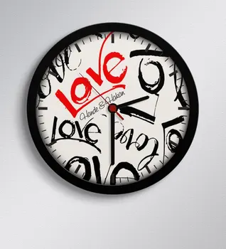 

Personalized Valentine's Day Design Wooden Wall Clock-76