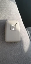ZAD-Funda de goma de silicona para llave de coche, funda con 2 botones para Toyota Camry, RAV4, Avalon, auris
