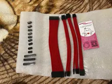 Cable-Kit Pc Case Power-Cord Extension 4pin ATX PSU 4-In-1 6 Sleeved 18AWG 2p/cpu 4-