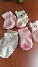 5 par/lote calcetines de bebé para recién nacidos bebé lindo de dibujos animados de algodón suave verano Calcetines 0-24 meses Niña malla adorable regalo de CN
