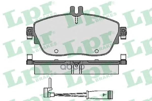 Колодки Тормозные Mercedes A(W176) 12-/B(W246) 11- Передние L=144мм Датчик Lpr 05p1781a Lpr арт. 05P1781A