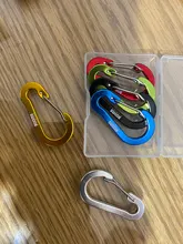 Carabiner Keychain Hook Lock-Buckle Snap-Clip Fishing-Tool Booms Aluminum-Alloy Climbing