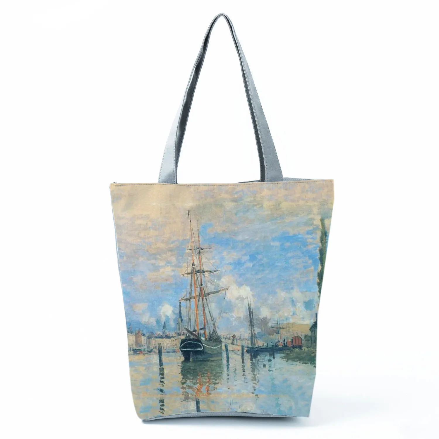 New Van Gogh Oil Painting Tote Bag Retro Art Fashion Travel Bag Women Casual Eco Shopping High Quality Foldable Shoulder Handbag 