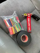 Kit de tubos termorretráctiles de aislamiento de poliolefina, surtido de encogimiento de calor, tubo de manguito de Cable de tubería 2:1, 164 Uds.