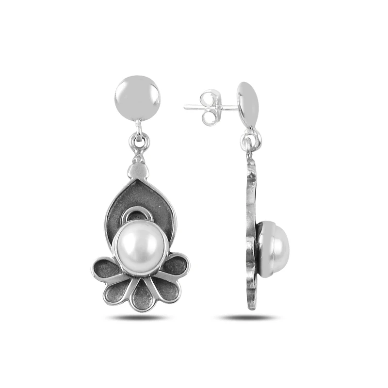

Silver 925 Sterling Pearls of Handwork Earrings