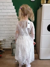Kids dresses for Girls Spring Clothes Half-sleeve Lace Party Costume Red Children Elegant