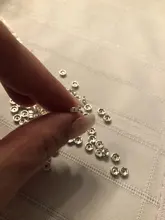 Cuentas espaciadoras de Metal para pulsera y collar, cristales, estrás, 6/8mm, 100 Uds., B00376