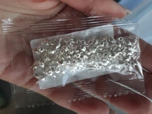 Lote de conectores de cadena de bolas Calotte de 4x7mm, componentes de conectores para joyería DIY, 100 unids/lote