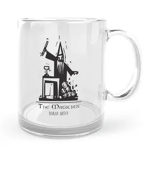 

Personalized Tarot The Magician (Magician) Glass Mug Cup