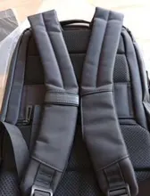 Kingsons-Mochila negra ultraligera para ordenador portátil Unisex, morral delgado de 15,6 pulgadas para oficina y trabajo