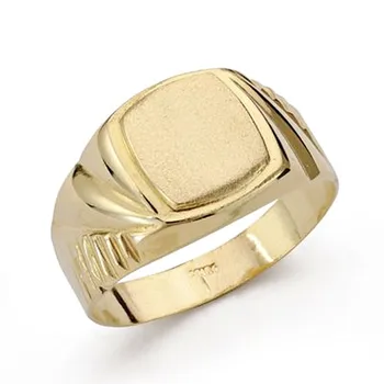 

Stamp 18k gold cadet carved [AA0410GR] -Customizable-RECORDING INCLUDED IN THE PRICE
