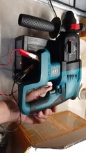 Hammer-Drill Electric-Hammer Cordless Battery--Case Rechargeable Rotary 18V Without