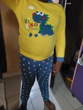 Pijama de algodón para niños de 1 a 6 años, ropa de moda para bebés, 2 piezas, 123