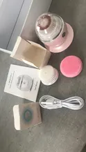 Liberex-cepillo de limpieza Facial sónico, limpiador Facial eléctrico, resistente al agua, suave, masaje de poros profundo, 3 cabezales, 3 modos de carga inalámbrica