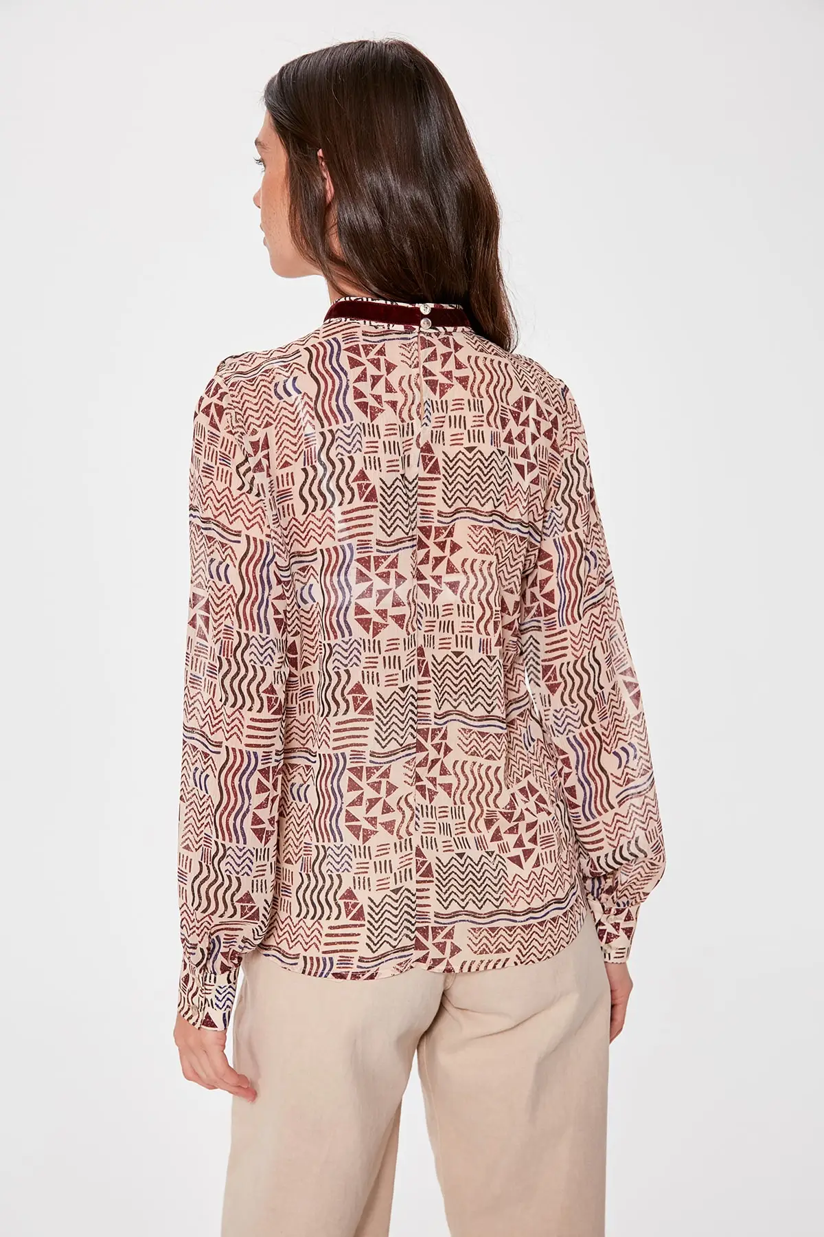 Goede Trendyol Ruffle Detail Bluz TWOAW20BZ0932
