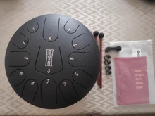 Drum Padded-Drum-Bag Meditation Mallets Steel Yoga 12inch Brand 13-Tone with Pair of