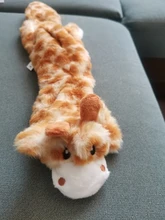 Peluche suave de cebra con sonido de tigre para mascotas, juguete para mascotas
