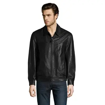 

Zerimar leather jacket for men casual style