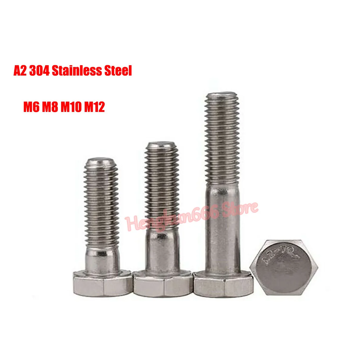 

M6 M8 M10 M12 Partial Thread External Hex Hexagon Head Cap Set Screw Half Thread A2 304 Stainless Steel Hexagon Bolts DIN 931