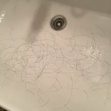 Gorro de pescador de punto sintético para mujer, fibra sintética de alta temperatura, peluca larga y recta, pelo falso Natural ajustable, sombrero para el sol