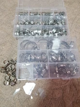 Envío Gratis 80 unids/set 7-18mm primavera Clip manguera abrazadera de tubo flexible tubo de agua de tubo de aire de coche herramientas