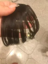 LVHAN-flequillo de aire puro, extensión de cabello sintético, Natural, negro, marrón claro, marrón oscuro, negro, fibra de alta temperatura