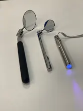 Pocket-Lamp Marker Aa-Battery Uv-Flashlight-Torch Checker-Detection Stainless-Steel Ultra-Violet-Light